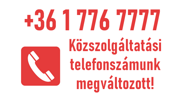 Telefonszámunk változott